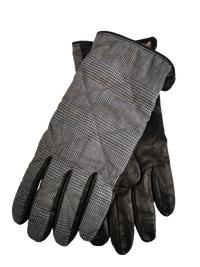 Gloves Nappa Leather with Wool Glen Check