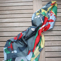 Silk Cotton Printed scarf 2