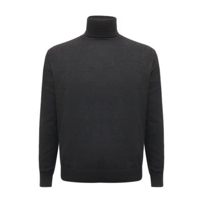 Cashmere Roll Neck Sweater Black