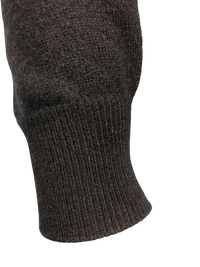 Cashmere Roll Neck Sweater Black cuff