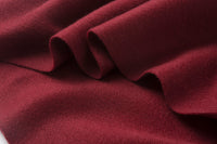 Lambswool Scarf Woven Plain Bordeaux details