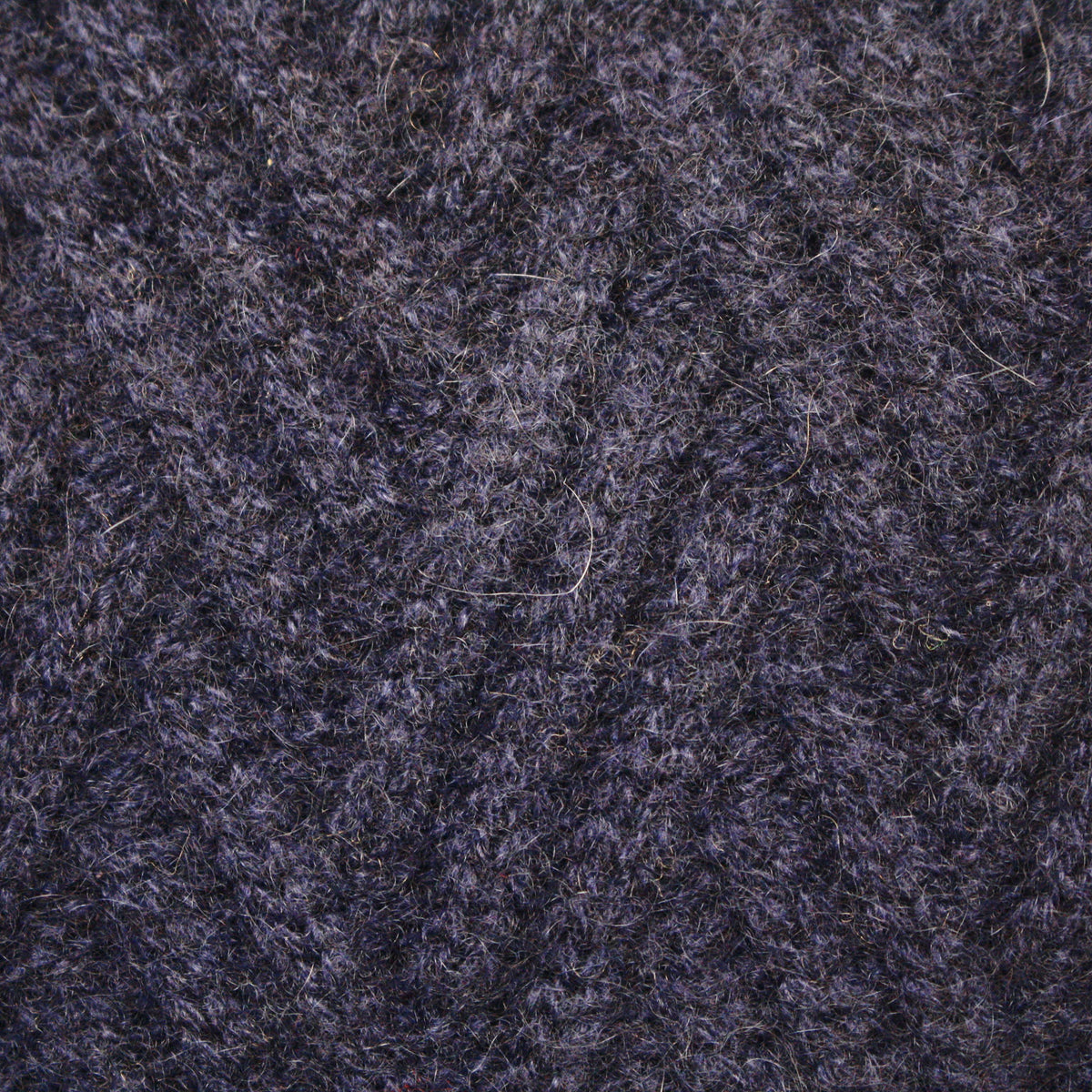 Zig Zag knitted Cashmere Scarf Daulps Navy - Hommard
