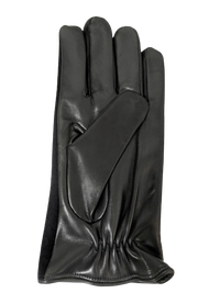 Grey Nappa Leather Gloves with Wool nappa side