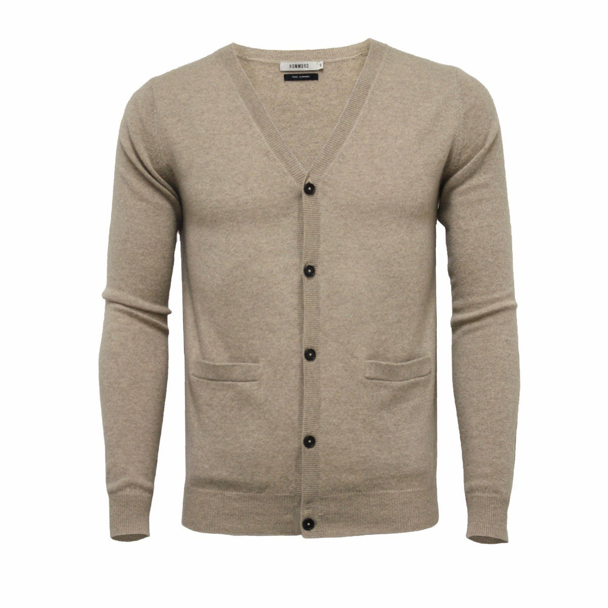Camel Men´s Cashmere Cardigan - Hommard