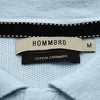 Long Sleeve Polo Shirt with sleeve striping Monaco Light Blue label