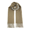 Camel Silver Cashmere Woven Double Face Scarf - Hommard