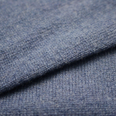 Jeans Blue Men´s Cashmere Crew Neck Sweater - Hommard