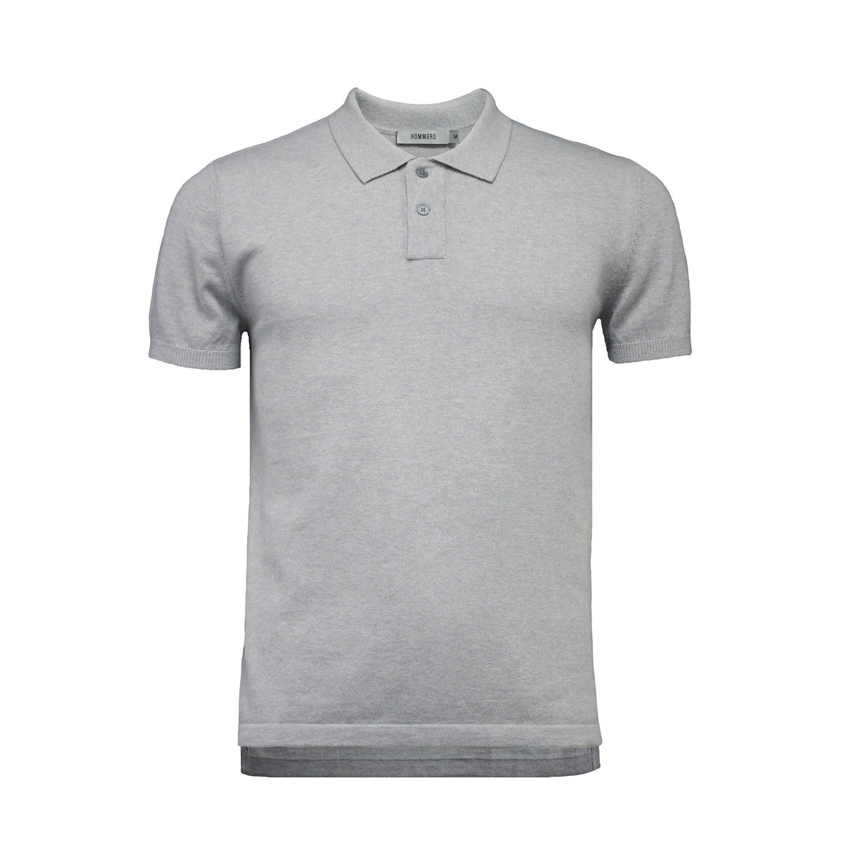 Navy Men´s Cashmere Polo Shirt Hampton in Cotton Cashmere - Hommard