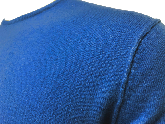 Azur Men´s Cashmere Crew Neck Sweater Ripley Shouder