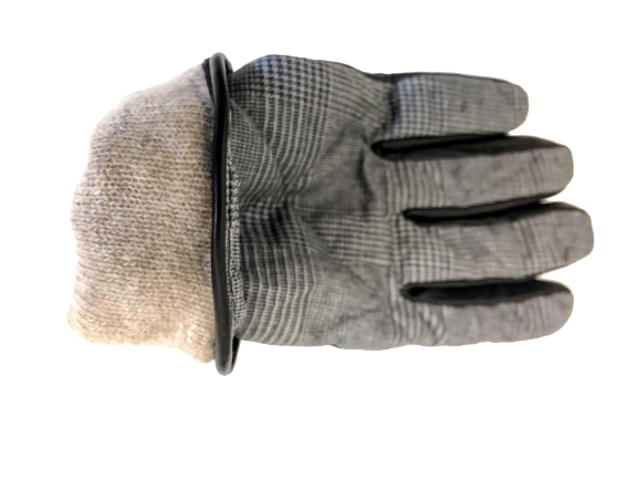 Gloves Nappa Leather with Wool Glen Check inside