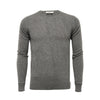 Mid Grey Men´s Cashmere Crew Neck Sweater - Hommard