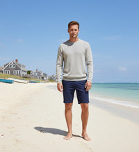 Birds Eye Cashmere Sweater Crew Neck Maui