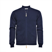 Hommard Mission Zipper Cardigan Navy