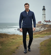 Hommard Quarter Zip Sweater Montuosa Jeans