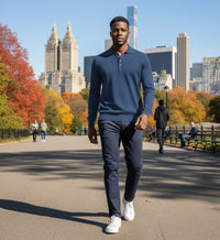 Cashmere Polo Neck Sweater Porter Jeans