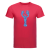 Red T-Shirt Blue Lobster - Hommard
