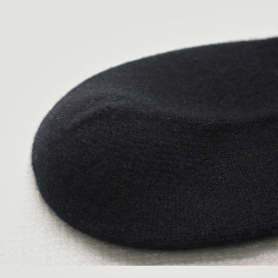 Cashmere Ribbed Socks Black toe detail