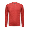Cashmere Crew Neck Cable Sweater Debutante Donegal