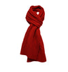 Red Cashmere Cable Scarf