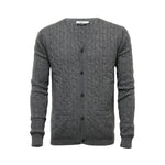 Men´s Cashmere Cardigan Cable stitch - Hommard