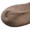 Cashmere Ribbed Socks Camel toe detail