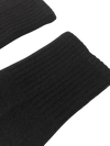 Cashmere Ribbed Socks Black detail