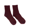 Cashmere Ribbed Socks Bordeaux