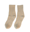 Cashmere Ribbed Socks Creme