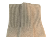 Cashmere Ribbed Socks Creme detail