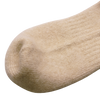 Cashmere Ribbed Socks Creme  toe