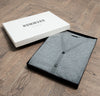 Silver Grey Men´s Cashmere Cardigan - Hommard