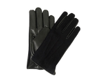 Grey Nappa Leather Gloves with Wool half