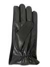 Grey Nappa Leather Gloves with Wool nappa side