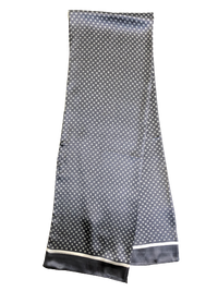 Silk Scarf Grey Square long