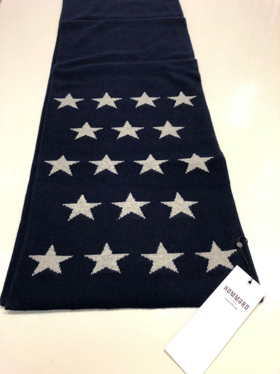 Stars knitted Cashmere Scarf