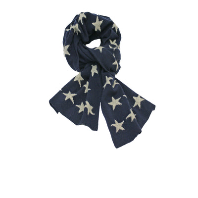Stars knitted Cashmere Scarf - Hommard
