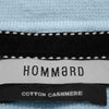 Cotton Cashmere Polo Shirt Cancale in fine pique stitch Light Blue labels