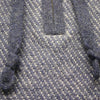 Cashmere Hooded Quarter Zipper Sweater in Diagonal Stitch with cuffs Aspremont details