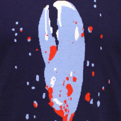 Nova Scotia Claw T-Shirt Navy Detail