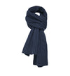 Navy Cashmere Cable Scarf - Hommard