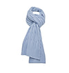 Light Blue Cashmere Cable Scarf - Hommard