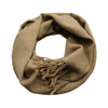 Wool white Cashmere Scarf Light Weight Knitted - Hommard