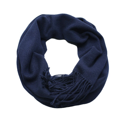 Chocolate Cashmere Scarf Light Weight Knitted - Hommard