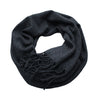 Wool white Cashmere Scarf Light Weight Knitted - Hommard