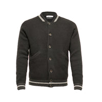 Men´s Cashmere black Bomber Jacket Jason - Hommard