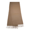 Navy Cashmere Scarf Woven Plain - Hommard