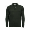 Men´s Cashmere Sweater Polo Neck heavy Jersey Mercury - Hommard