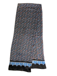 Bordeaux Paisley 100% Silk Scarf 157 x 27 cm - Hommard