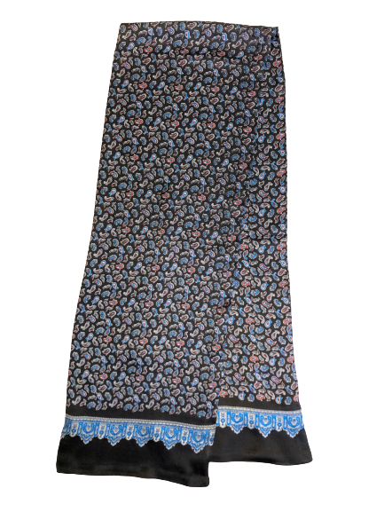 Silk Scarf Paisley long