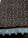 Bordeaux Paisley 100% Silk Scarf 157 x 27 cm - Hommard